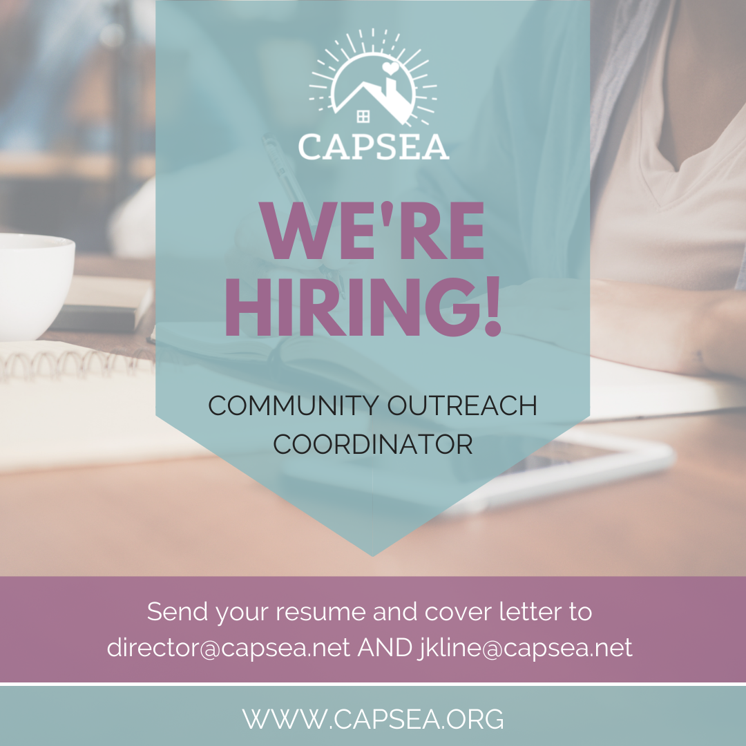 CAPSEA Hiring Community Outreach Coordinator